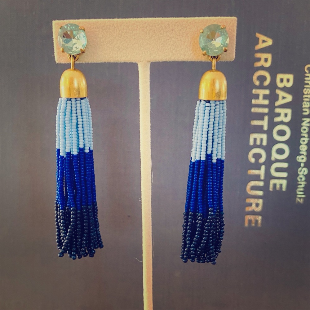 JCREW bead dangle earrings.